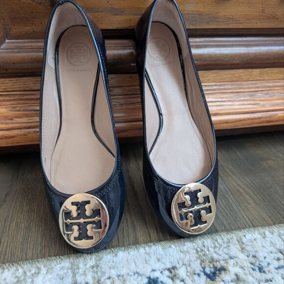 Tory Burch Women`s Ballet Flats Navy Size 9 - Picture 13 of 16